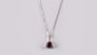 9 CT White Gold Amethyst Necklace