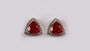 9 CT White Gold Earring.