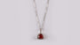 9 CT White Gold Ruby Necklace