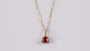 9 CT Yellow Gold Ruby Necklace