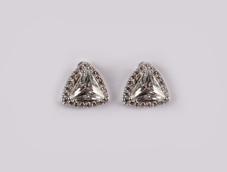 9 CT White Gold Earring.