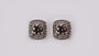 9 CT White Gold Earring.