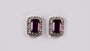 9 CT White Gold Earring.