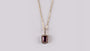 9 CT Yellow Gold Amethyst Necklace
