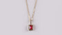 9 CT Yellow Gold Ruby Necklace