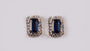 9 CT White Gold Earring.