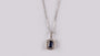9 CT White Gold Sapphire Necklace