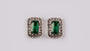 9 CT White Gold Earring.