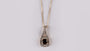 9 CT Yellow Gold Garnet Necklace