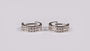 9 CT White Gold Earring.