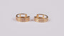 9 CT Yellow Gold Earring.