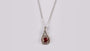 9 CT White Gold Ruby Necklace