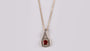9 CT Yellow Gold Ruby Necklace