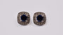 9 CT White Gold Earring.