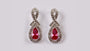 9 CT White Gold Earring.
