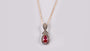 9 CT Yellow Gold Ruby Necklace