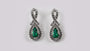 9 CT White Gold Earring.