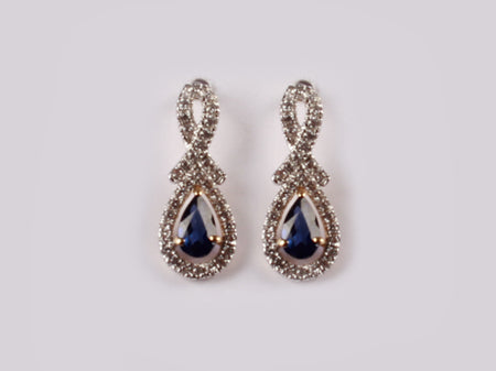 9 CT Yellow Gold Earring.