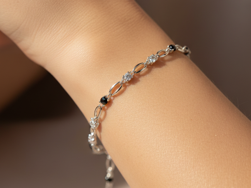 Black Cubic Zirconic Bracelet