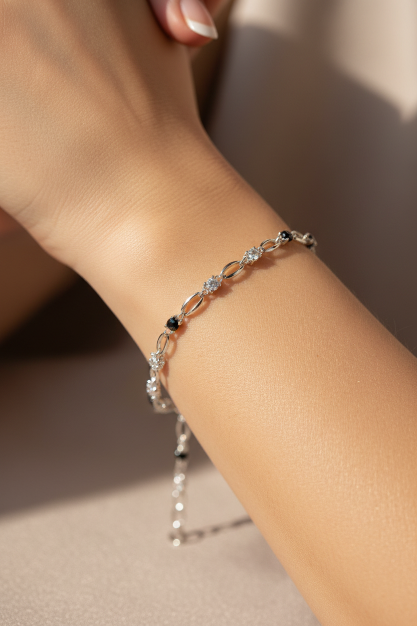 Black Cubic Zirconic Bracelet
