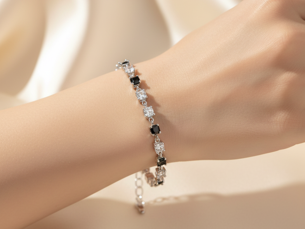 Black Cubic Zirconic Bracelet