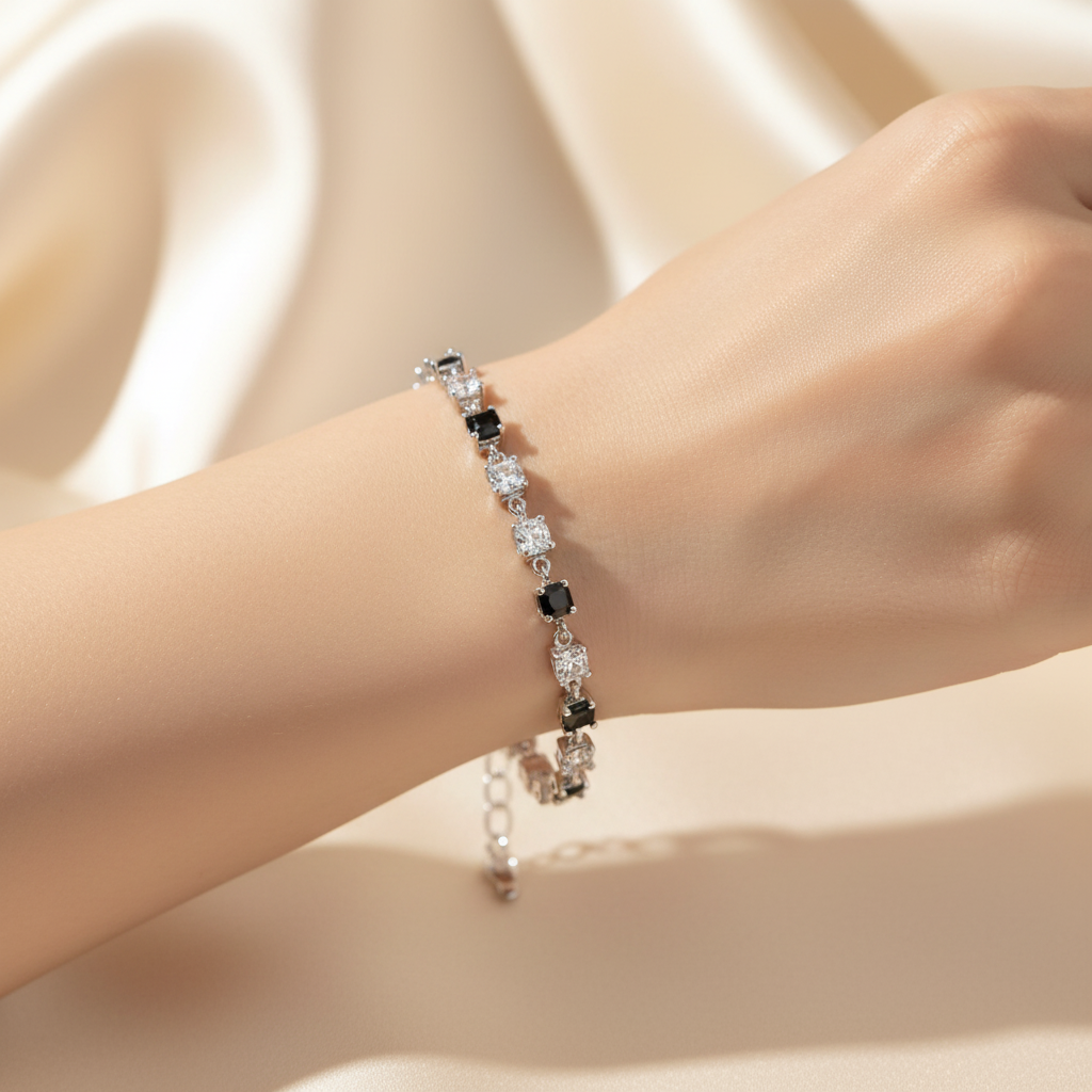 Black Cubic Zirconic Bracelet