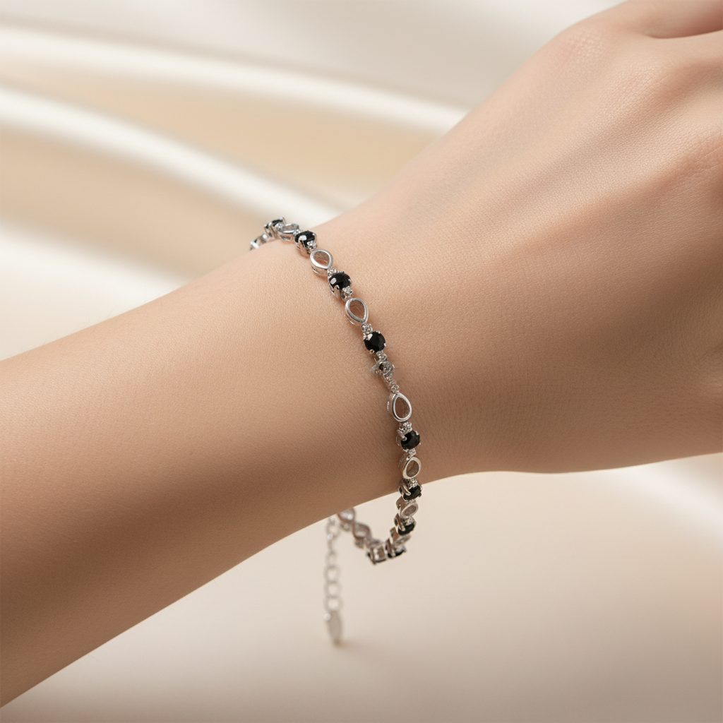 Black Cubic Zirconic Bracelet