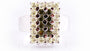 Peridot & White Cubic Zirconia Ring
