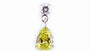 A Peridot & White Cubic Zirconia Pendant.