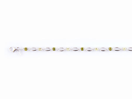 Peridot Cubic Zirconia Bracelet