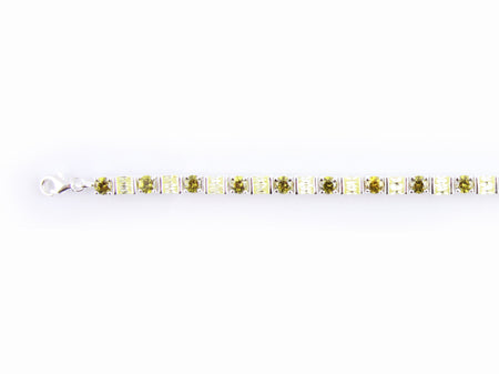 Peridot Cubic Zirconia Bracelet