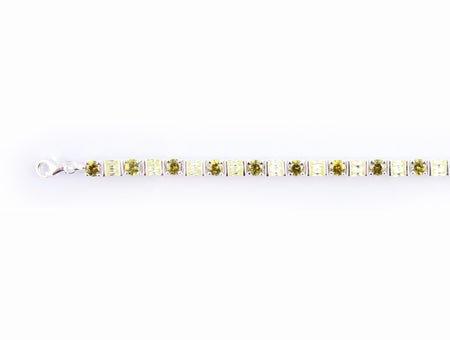 Peridot Cubic Zirconia Bracelet