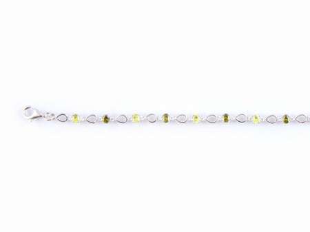 Peridot Cubic Zirconia Bracelet