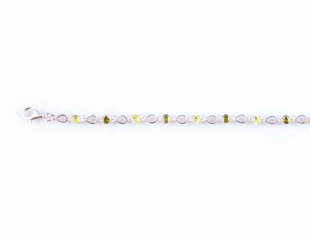 Peridot Cubic Zirconia Bracelet
