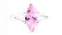 Pink & White Cubic Zirconia Ring