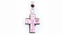 A Pink & White Cubic Zirconia Pendant.