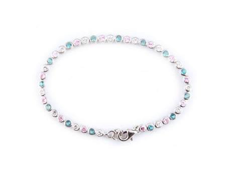 Pink Cubic Zirconia Bracelet