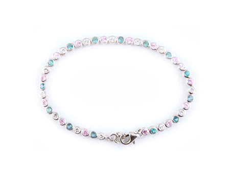 Pink Cubic Zirconia Bracelet