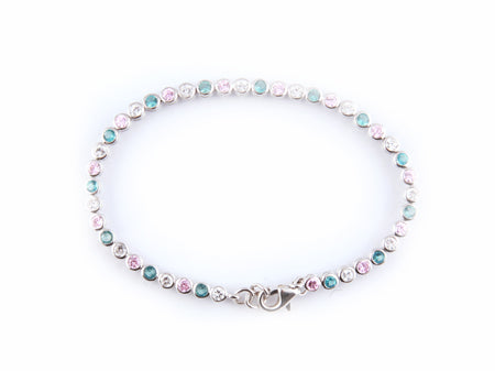 Aquamarine Cubic Zirconia Bracelet