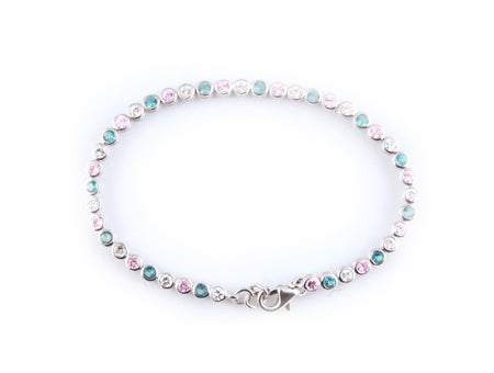 Aquamarine Cubic Zirconia Bracelet