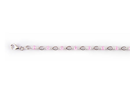 Pink Cubic Zirconia Bracelet