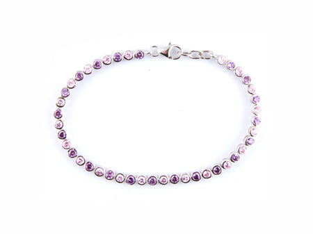 Pink Cubic Zirconia Bracelet