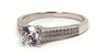A White Cubic Zirconia Ring