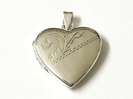 Silver Heart Locket