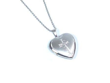 Holy Communion/Confirmation  Cross Locket Chained And Boxed.