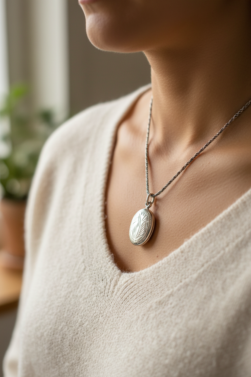Simply Silver Locket L