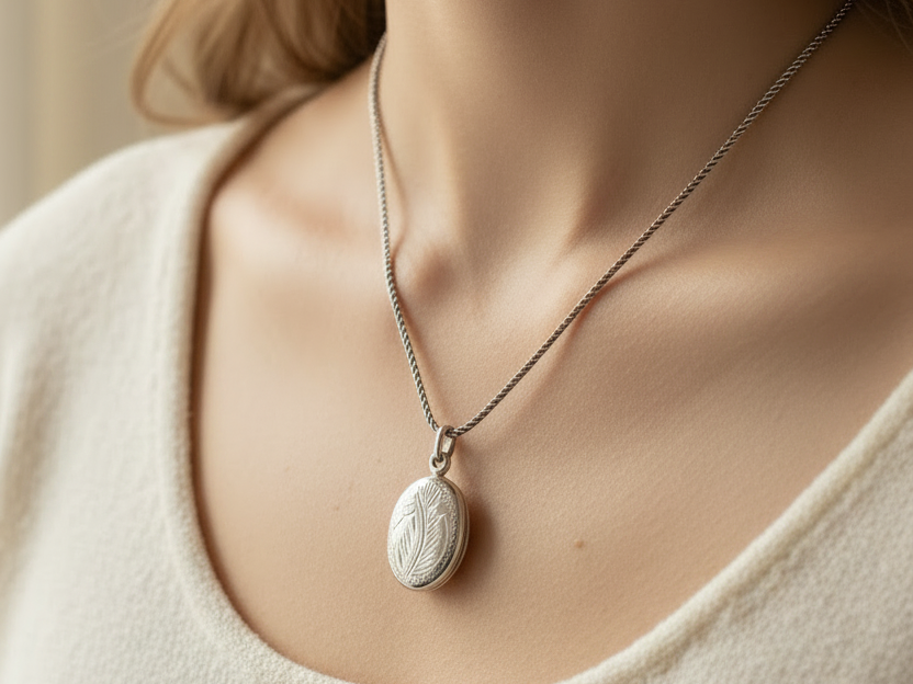Simply Silver Locket XL