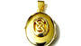 Yellow Plated Silver Celtic Locket