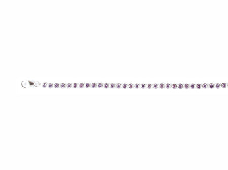 Amethyst Cubic Zirconia  Bracelet