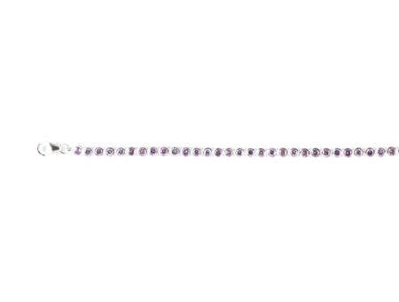 Amethyst Cubic Zirconia  Bracelet